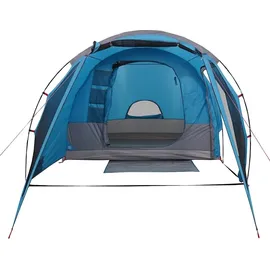 vidaXL Tunnelzelt 4 Personen Blau