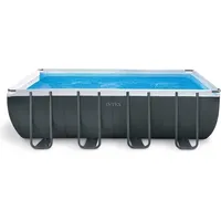 Intex Ultra XTR Frame Pool Komplett Set, eckig, inkl. RCD Sandfilterpumpe, 549x274x132cm