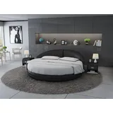 Xlmoebel Rundbett Designer Schlafzimmermöbel Luxus-Doppelbett mit Polsterung und runder (Bett LB8844), Hergestellt in Europa