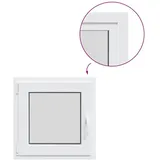 vidaXL Kellerfenster RISOR Dreh Kipp DIN Links 60 x 60 cm weiß