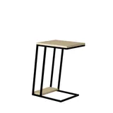 Decortie Beistelltisch Pal ca. 30x40x57 cm Eiche/Schwarz