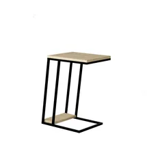 Decortie Beistelltisch Pal ca. 30x40x57 cm Eiche/Schwarz