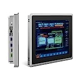 SunKol 12,1 Zoll lüfterloser Industrie-Panel-PC, All-in-One Panel-PC mit kapazitivem Touchscreen, 2xUSB2.0, 2xUSB3.0, HDMI, 2xRS232, LAN (I5-7200U, 8 GB RAM, 512 GB SSD)