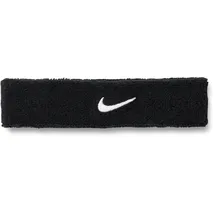 Nike Swoosh Classic Stirnband, Black/White, One Size