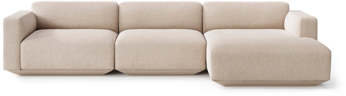 &Tradition - Develius Eck-Sofa, Konfiguration F, beige (Karakorum 003)