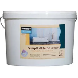 Hessler Sumpfkalkfarbe weiß Pure Mineral HP 9100PM - 12,5 l Eimer