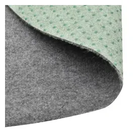 vidaXL Kunstrasen mit Noppen Durchm. 95 cm Grau Rund