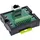 InLine InLine® RJ45 Breakout-Buchse an 9-pol. Schraubklemme, Hutschiene, geschirmt