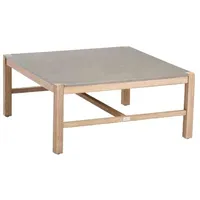 BEST Freizeitmöbel Madagaskar Loungetisch 74 x 74 x 36 cm betongrau