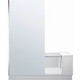 Duravit Badewanne Shower + Bath 170x75x210,5cm, Kl, N, m mont T, matt-we