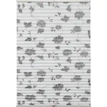 GARDINIA Plissee Concept Flowers and Plants 50 x 130 cm weiß