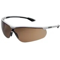 uvex sportstyle CBR23 Schutzbrille, kratzfest, beschlagfrei 9193223 , Farbe: weiß / schwarz