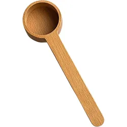 Layba Holz Kaffeedosierlöffel Set, Kaffeemesslöffel, Aus Buchenholz 25ml / 24g Füllmenge. Café Messlöffel, Kaffee Kräuter und Bohnen Portionierer