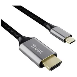 Trust Calyx USB-C — HDMI Kabel 2 m Schwarz/Silber