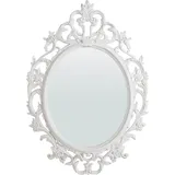 Home Affaire Barockspiegel König Ludwig, weiß (1-St), oval, mit Barock Rahmen weiß