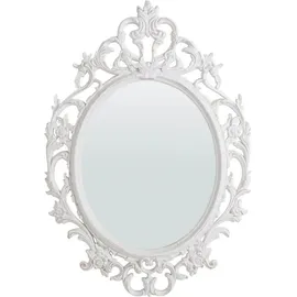 Home Affaire Barockspiegel König Ludwig, weiß (1-St), oval, mit Barock Rahmen weiß