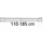 Wenko Duschvorhangstange 110-185 cm Chrom