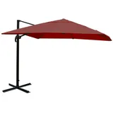 MCW Ampelschirm A96 3x4m Alu Bordeaux ohne Ständer Drehbar
