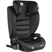 Tulano Joy 25 Auto Kindersitz 15–36 kg mit Isofix - Gruppe 2/3 Autositz 100–150 cm - Sitzerhöhung Kinder - höhenverstellbare Kopfstütze - Bezug waschbar - mit Gurt - Schwarz Grau