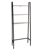 MCW Standregal MCW-K82, Badregal Waschmaschinen-Regal Leiterregal, Industrial Metall Holz, 155x64x25cm ~
