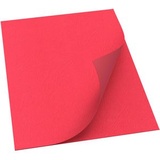 Renz Deckblätter A4, Lederkarton, 100 Stück, rot