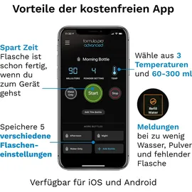 Baby Brezza babybrezza Baby Brezza Formula Pro Advanced WiFi: mit App-Connection, Schwarz
