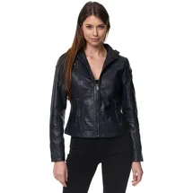 Tazzio Lederjacke F503 - in Navy XS)