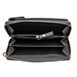 lazarotti Bologna Leather Geldbörse grau