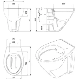 Calmwaters Modern Plus Weiß