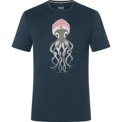 Super.Natural M Octopussy Tee blueberry/various (W55) S