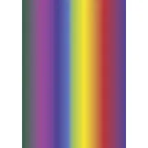Brunnen 204775330 Regenbogen-Tonkarton 48 x 68 cm, 180 g/m2
