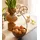 Boltze Vase NELIKA, H 29 cm - Braun - Glas - lackiert