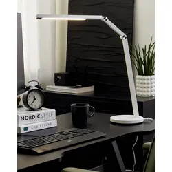 Schreibtischlampe LED weiß matt 48 cm verstellbar DORADO