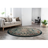 THEKO Teppich »Gabiro 856«, rund, Kurzflor, Orient-Optik, ideal im Wohnzimmer & Schlafzimmer, grün