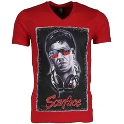 Local Fanatic  T-Shirt Scarface  in Rot, EU XXL