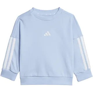 Adidas Essentials 3-Streifen Joggers Set Glow Blue / White 104