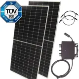 Balkonkraftwerk 1500W 800W Photovoltaik Solaranlage wireless MikroWechselrichter