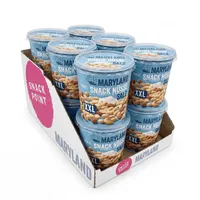Maryland Snack Nüsse geröstet & gesalzen XXL 12 x 450g Becher - Erdnüsse, Cashewkerne und Mandeln in Nussmischung - klassisch geröstet & gesalzen - wiederverschließbarer Becher (12 x 450 g XXL)