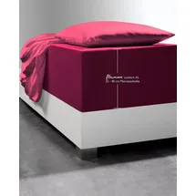 FLEURESSE Comfort XL 001119 Jersey 90 x 200 - 100 x 220 cm himbeere