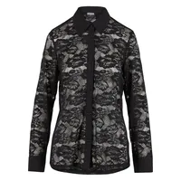 URBAN CLASSICS Lace Bluse Black XS