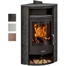 Oranier Kaminofen | Polar Eck Keramik | 6,5 kW | Farbauswahl