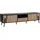 Beliani Blackpool TV-Lowboard 177 x 46 x 40 cm Braun/Schwarz Holzwerkstoff