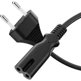 Sonero IEC C7 Netzkabel Eurostecker 5m schwarz