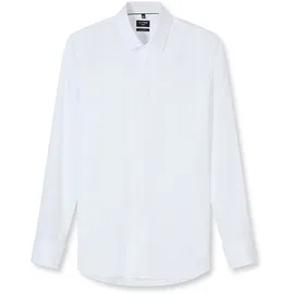Olymp No. Six super slim, Hochzeitshemd, Urban Kent", Herren, Gr. 39, Normaler Arm, weiß, 97% Baumwolle, 3% Elastolefin, Hemden,