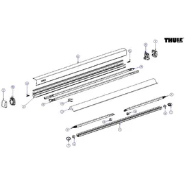 Thule Stützfuß, für Länge 2,7 – 3 m 1500603514