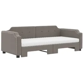 vidaXL Tagesbett 100 x 200 cm Taupe