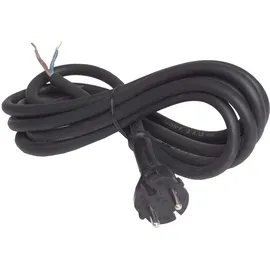 Unitec 44552 Bohrmaschinenleitung, H07RN-F 2x1,5mm2, mit Stecker,3m