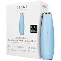 geske | SmartAppGuidedTM MicroCurrent Face-Lift Pen | 6 in 1 | Skincare Tool mit Mikrostrom | Anti Aging Device | Gesichtsstraffung | Junge Haut ohne Falten | Gerät für das Gesicht