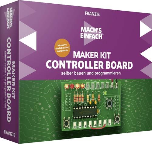 Franzis Verlag 67099 Mach's einfach - Controller Board Experimente, Programmieren Maker Kit ab 14 Ja