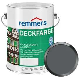 Remmers Deckfarbe 5 l basaltgrau seidenmatt